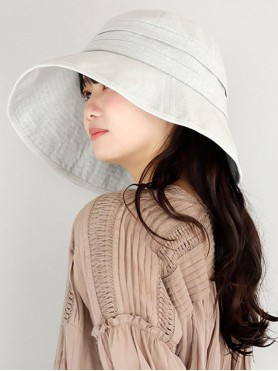 日本 QUEENHEAD 冷感吸水速乾抗UV大寬緣防曬帽0060 (2色)