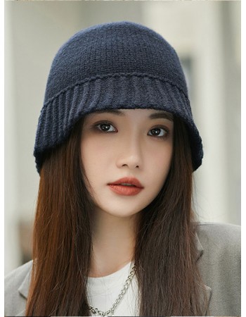日本 BEAUTYJAPAN 羊毛混紡抗寒保暖針織毛帽 BJ2116 優雅黑